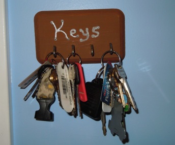 how to make a key holder